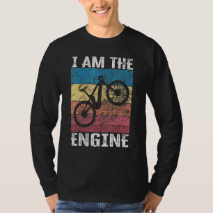 Zeggend Ik Ben De Motor voor Wielrenner Fan 9 T-shirt
