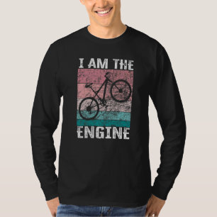 Zeggende dat ik de motor ben voor wielrenfan 2 t-shirt
