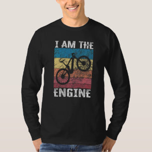 Zeggende dat ik de motor ben voor wielrenfan 9 t-shirt