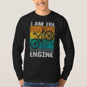 Zeggende dat ik de motor ben voor wielrenner Fan 1 T-shirt