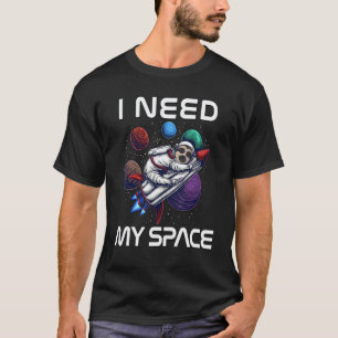 Zegswijzen Ruimte Luiaard Astronaut Retro Ik Heb M T-shirt