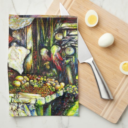 Zegt om het hele idee te betrekken theedoek (Quarter Fold)