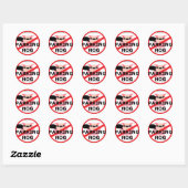 ZEGT PARKING HOG BANDIT? RONDE STICKER (Vel)