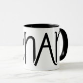 Zéhan black Mug (Devant droit)
