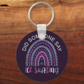 Zei iemand dat ijsschaatsen sleutelhanger (Voorkant)