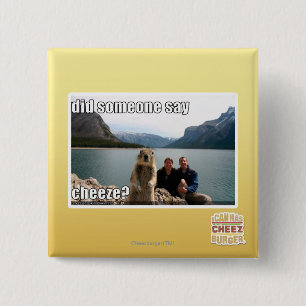 Zei iemand goedkoop? vierkante button 5,1 cm