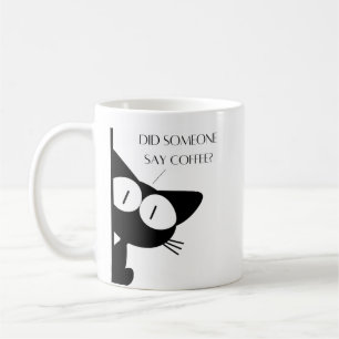 Zei iemand koffie zwarte kat? koffiemok