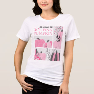 Zei iemand roze pompoen? Tri-Blend shirt