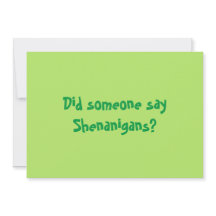 Zei iemand Shenanigans? Happy Patricks Day