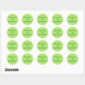 Zei iemand Shenanigans? St. Patrick's Day Ronde Sticker (Vel)