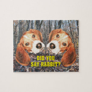 Zei je konijn? Beagle Legpuzzel