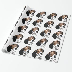Zei je konijn? Beagle-omslagpapier Cadeaupapier
