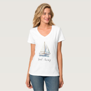 Zeil Weg Boot T-shirt