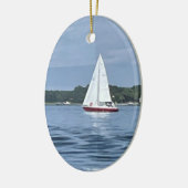 Zeilaarkeramische versiering keramisch ornament (Links)