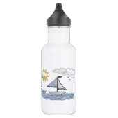 Zeilboot 3D Waterfles (Rechts)