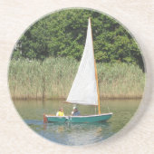 Zeilboot 4 Onderzetter (Voorkant)