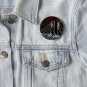 Zeilboot- Abstracte Foto Ronde Button 5,7 Cm (In situ)