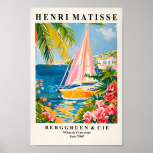 Zeilboot Art Print, Spaanse kunst, Dopaminemuur Poster