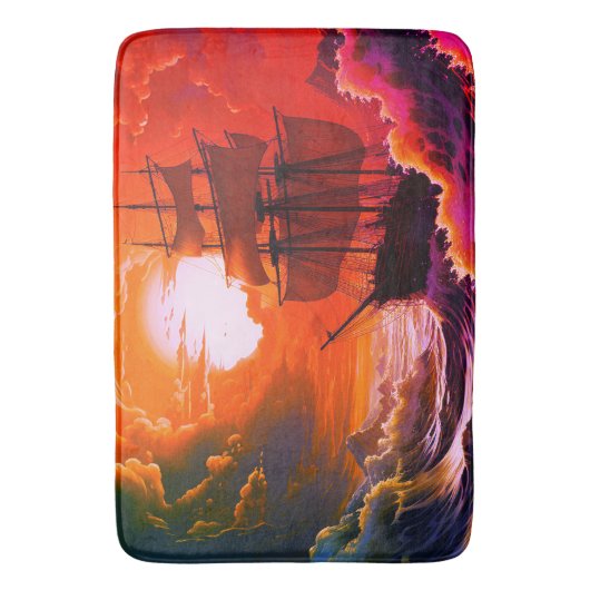 Zeilboot Badmat (Voorkant Verticaal)