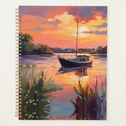 Zeilboot bij Sunrise Planner (Voorkant)