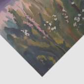 Zeilboot bij Sunrise Waterverf Art Tissuepapier (Detail)