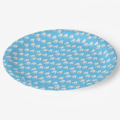 Zeilboot Birthday Papieren Bordje (Gekanteld)