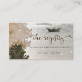 Zeilboot Bloemen Strand Registry Enclosure Informatiekaartje (Voorkant)