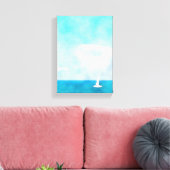 Zeilboot Canvas Afdruk (Insitu (Woonkamer))