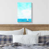 Zeilboot Canvas Afdruk (Insitu (Slaapkamer))