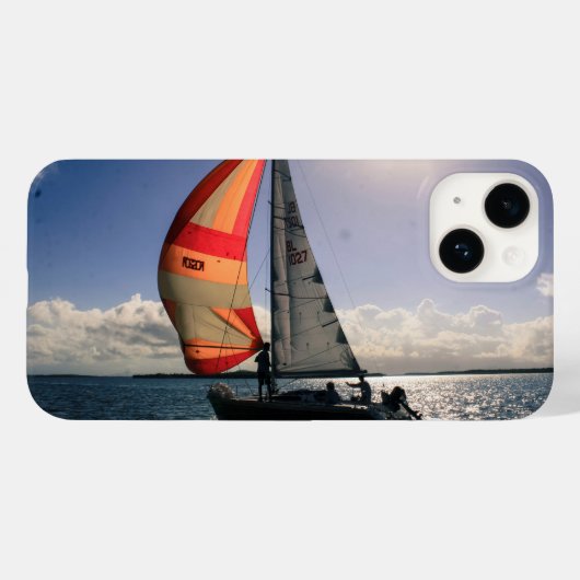 Zeilboot Case-Mate iPhone Case (Achterkant (horizontaal))