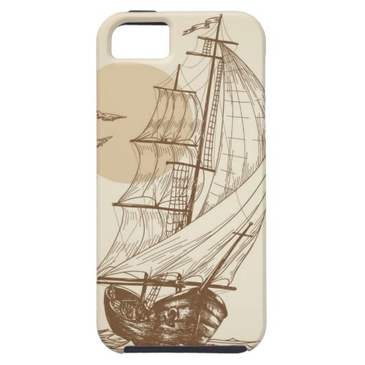 zeilboot Case-Mate iPhone case (Achterkant)