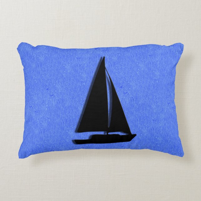Zeilboot Decoratief Kussen (Voorkant)