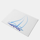 Zeilboot Deurmat (Schuin)