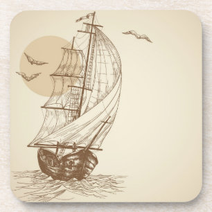  zeilboot drankjes onderzetter