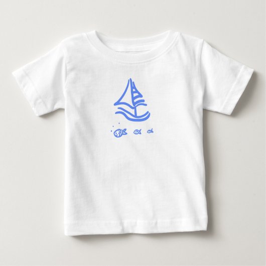 Zeilboot en T-shirt (Voorkant)