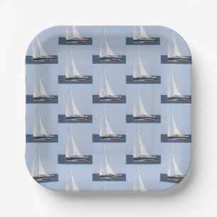 Zeilboot Foto Papieren Borden Bordje