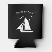 Zeilboot Geboren in Sail Nautical Koelbox Blikjeskoeler (Voorkant)