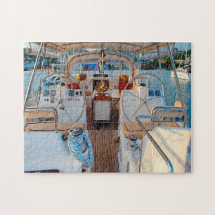 Zeilboot Grenada Caraïben. Legpuzzel