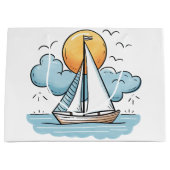Zeilboot Groot Cadeauzakje (Voorkant)