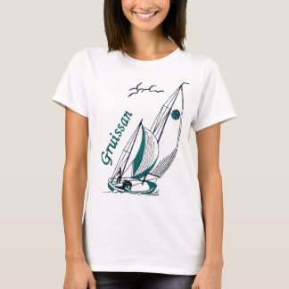 zeilboot gruissan t-shirt