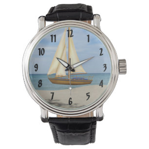 Zeilboot Horloge