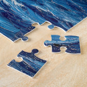 Zeilboot Impasto Schilderij  Legpuzzel (Zijkant)