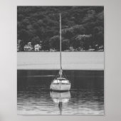 Zeilboot in Conesus Lake Nautical Archival Poster (Voorkant)
