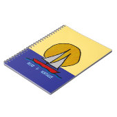 Zeilboot in de zon notitieboek (Linkerzijde)