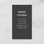  zeilboot in het Zee van de Noordzee Visitekaartje (Achterkant)