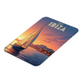 Zeilboot in Ibiza Spanje Reizen Magneet (Linkerzijde)