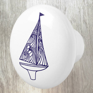 Zeilboot Jacht Nautisch Keramische Knop