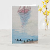 zeilboot kaart (Gele Bloem)