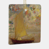 Zeilboot Keramisch Ornament (Rechts)