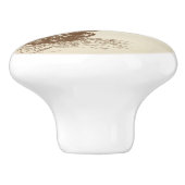  zeilboot keramische knop (Zijkant)